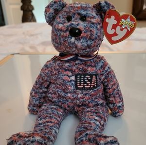 Ty Beanie Baby Bear USA